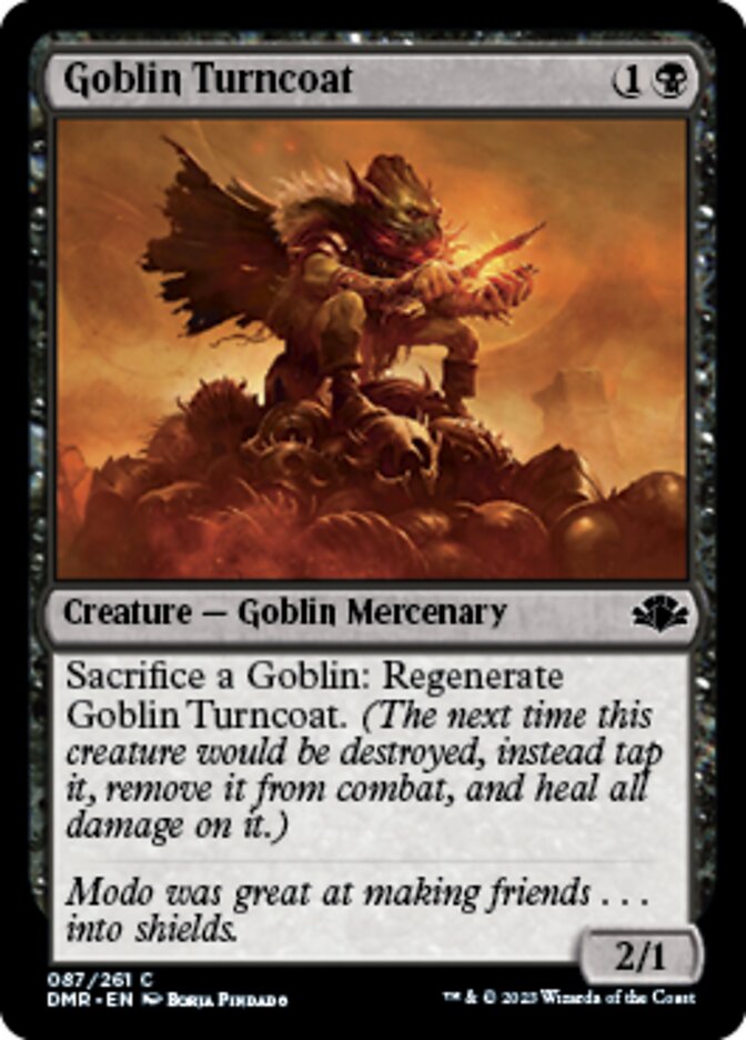 Goblin Turncoat [Dominaria Remastered] | Exor Games Bridgewater