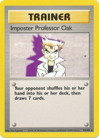 Imposter Professor Oak (73/102) [Base Set Unlimited] | Exor Games Bridgewater