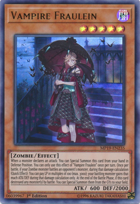 Vampire Fraulein [MP19-EN235] Ultra Rare | Exor Games Bridgewater