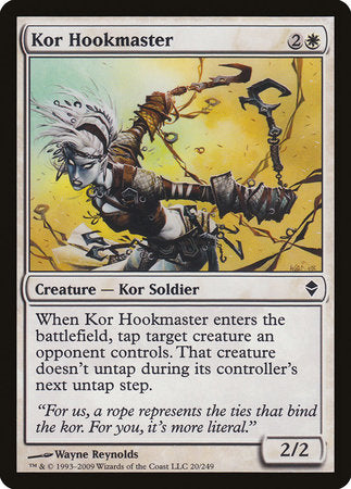 Kor Hookmaster [Zendikar] | Exor Games Bridgewater