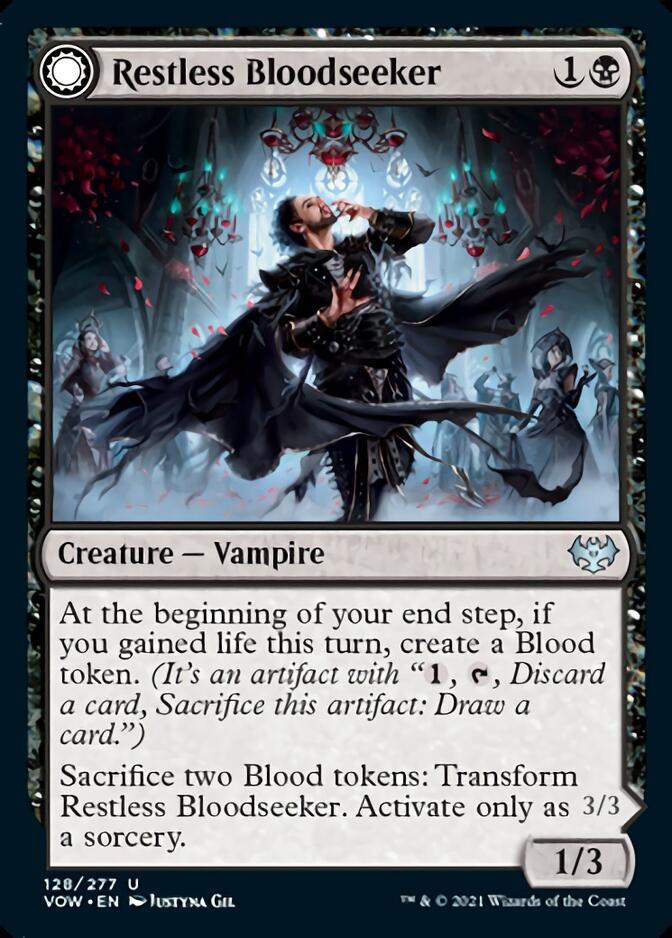 Restless Bloodseeker // Bloodsoaked Reveler [Innistrad: Crimson Vow] | Exor Games Bridgewater