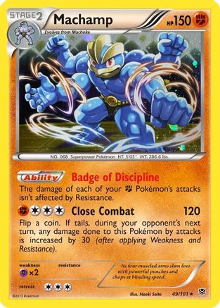 Machamp (49/101) (Cosmos Holo) [Black & White: Plasma Blast] | Exor Games Bridgewater