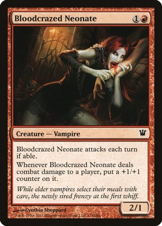 Bloodcrazed Neonate [Innistrad] | Exor Games Bridgewater