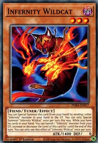 Infernity Wildcat [PHRA-EN017] Common | Exor Games Bridgewater