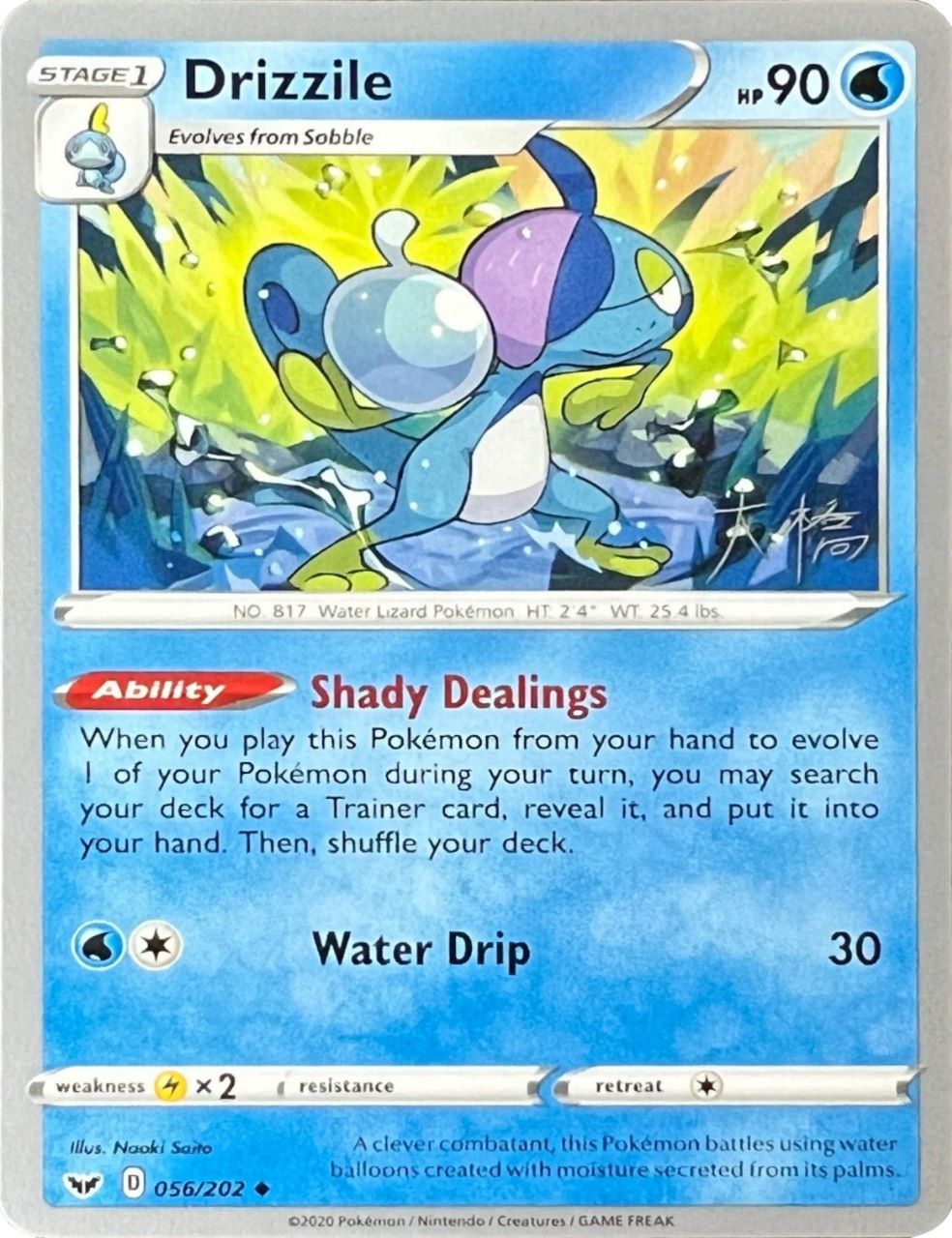 Drizzile (056/202) (Ice Rider Palkia - Rikuto Ohashi) [World Championships 2022] | Exor Games Bridgewater