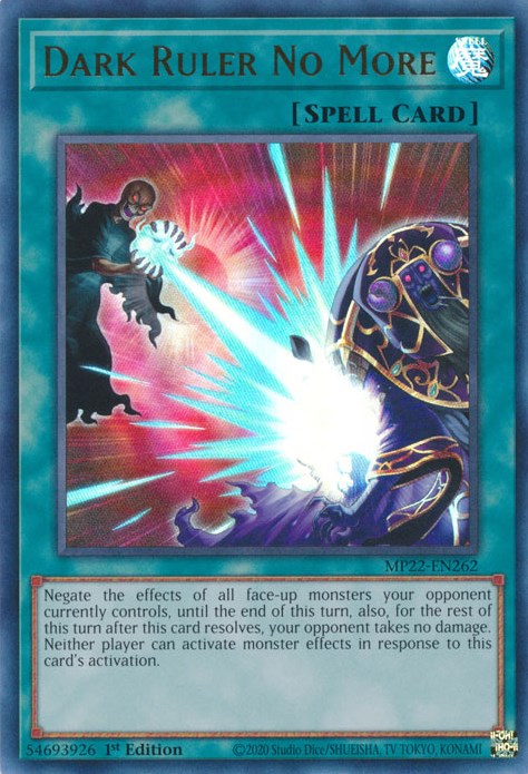 Dark Ruler No More [MP22-EN262] Ultra Rare | Exor Games Bridgewater