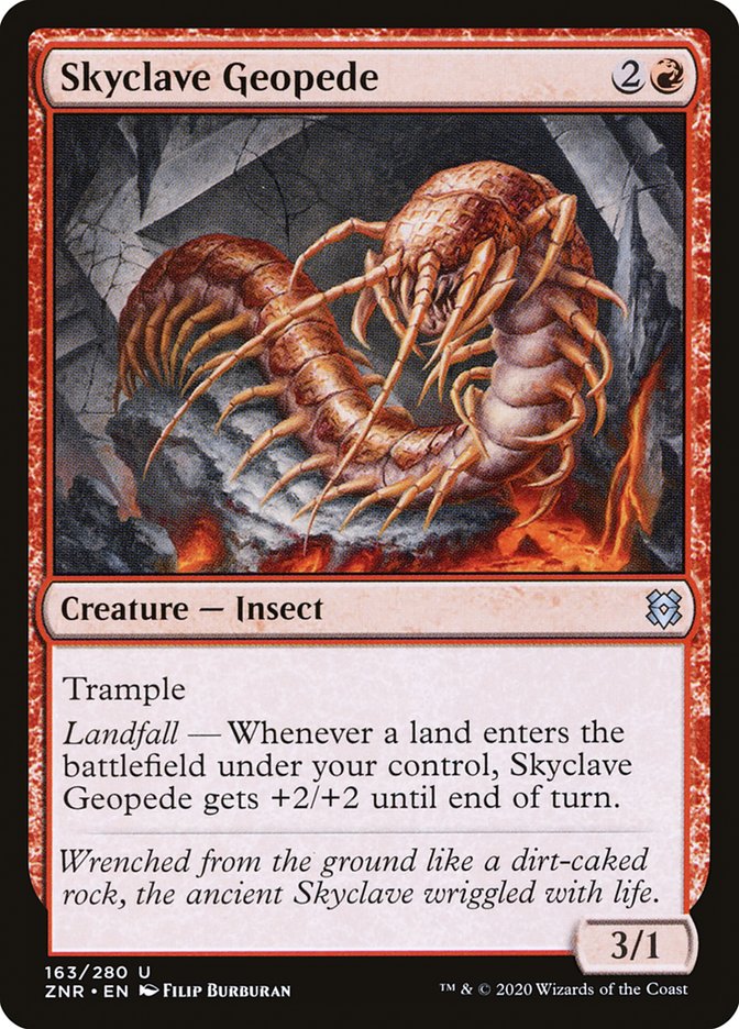 Skyclave Geopede [Zendikar Rising] | Exor Games Bridgewater