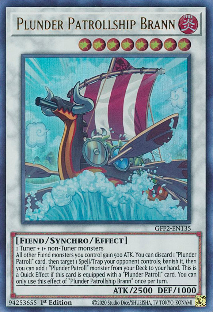 Plunder Patrollship Brann [GFP2-EN135] Ultra Rare | Exor Games Bridgewater