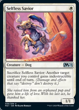 Selfless Savior [Core Set 2021] | Exor Games Bridgewater