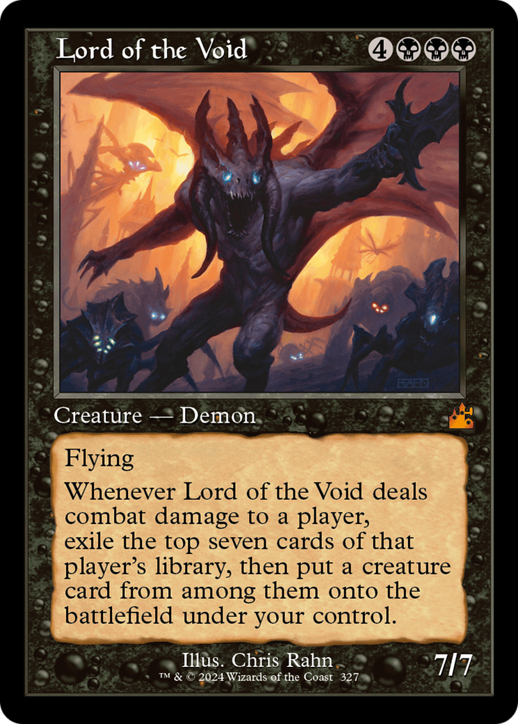 Lord of the Void (Retro Frame) [Ravnica Remastered] | Exor Games Bridgewater