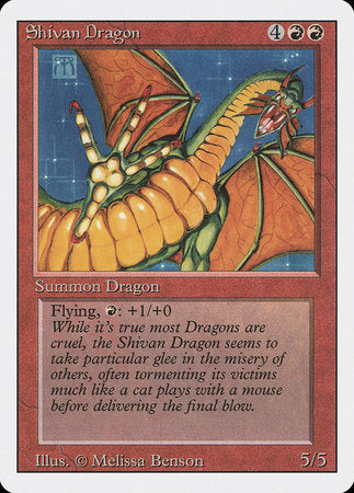 Shivan Dragon [Revised Edition] | Exor Games Bridgewater