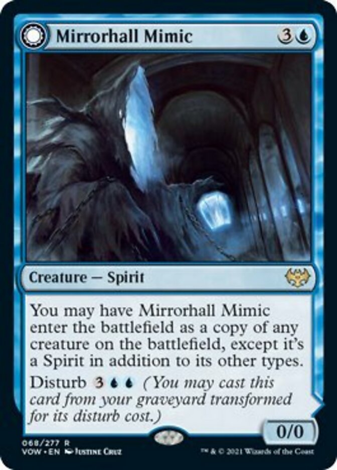 Mirrorhall Mimic // Ghastly Mimicry [Innistrad: Crimson Vow] | Exor Games Bridgewater