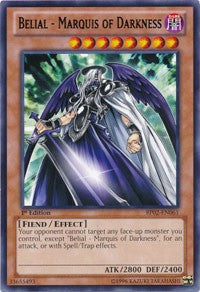 Belial - Marquis of Darkness [BP02-EN061] Rare | Exor Games Bridgewater