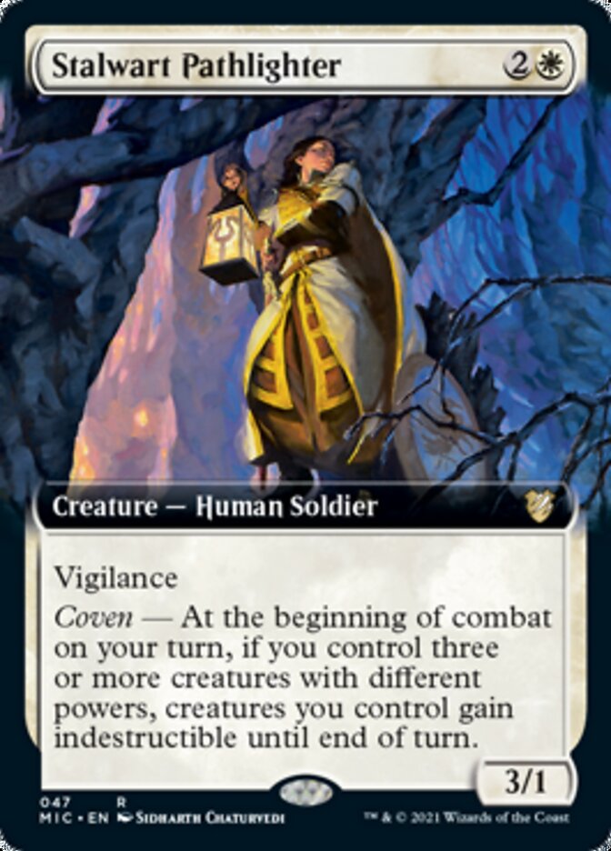 Stalwart Pathlighter (Extended) [Innistrad: Midnight Hunt Commander] | Exor Games Bridgewater