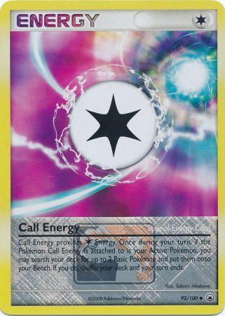 Call Energy (92/100) (League Promo) [Diamond & Pearl: Majestic Dawn] | Exor Games Bridgewater