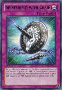Spikeshield with Chain [BP02-EN214] Rare | Exor Games Bridgewater