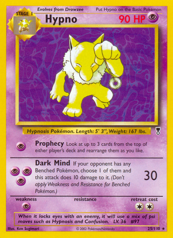 Hypno (25/110) [Legendary Collection] | Exor Games Bridgewater