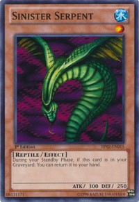 Sinister Serpent [BP02-EN015] Common | Exor Games Bridgewater