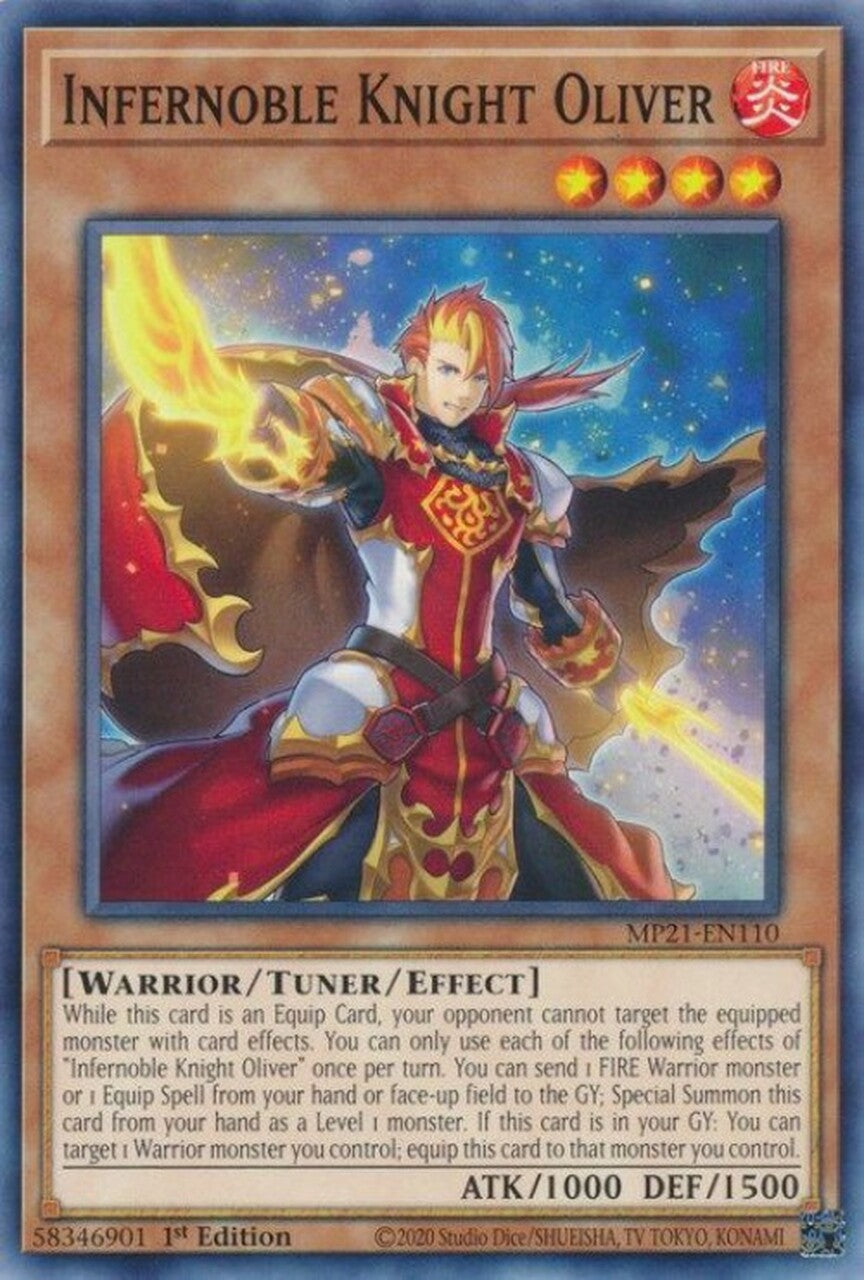 Infernoble Knight Oliver [MP21-EN110] Common | Exor Games Bridgewater