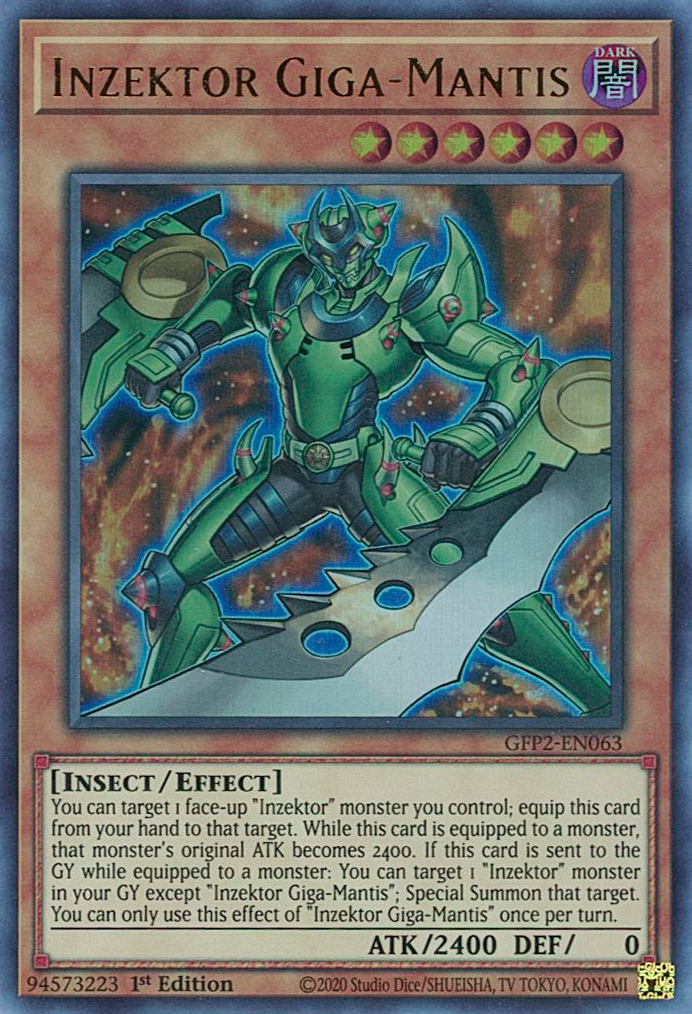 Inzektor Giga-Mantis [GFP2-EN063] Ultra Rare | Exor Games Bridgewater