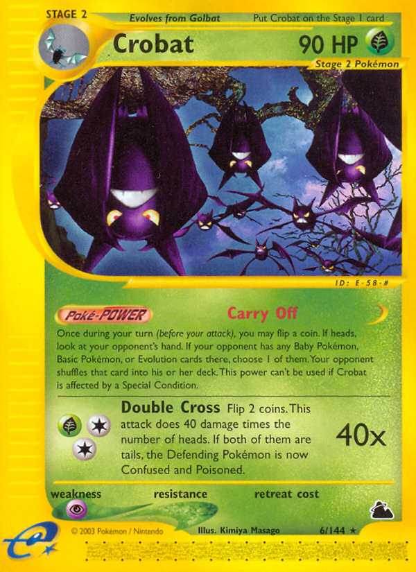 Crobat (6/144) [Skyridge] | Exor Games Bridgewater