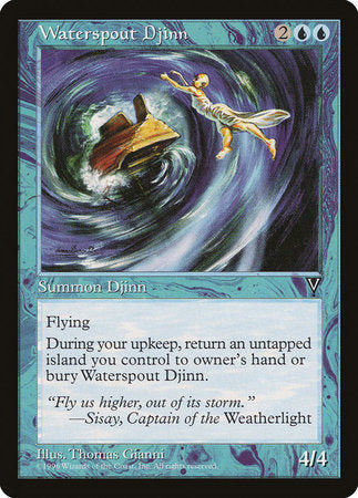 Waterspout Djinn [Visions] | Exor Games Bridgewater