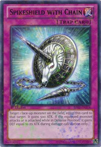 Spikeshield with Chain [BP02-EN214] Mosaic Rare | Exor Games Bridgewater