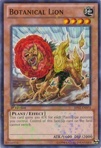 Botanical Lion [BP02-EN074] Mosaic Rare | Exor Games Bridgewater