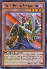 Twin-Sword Marauder [BP02-EN079] Mosaic Rare | Exor Games Bridgewater