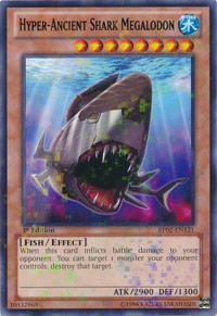 Hyper-Ancient Shark Megalodon [BP02-EN121] Mosaic Rare | Exor Games Bridgewater