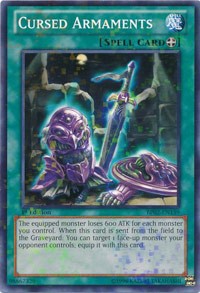 Cursed Armaments [BP02-EN159] Mosaic Rare | Exor Games Bridgewater
