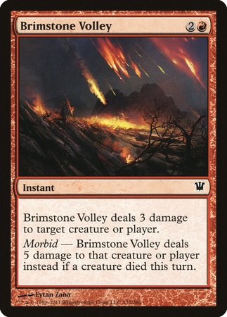 Brimstone Volley [Innistrad] | Exor Games Bridgewater