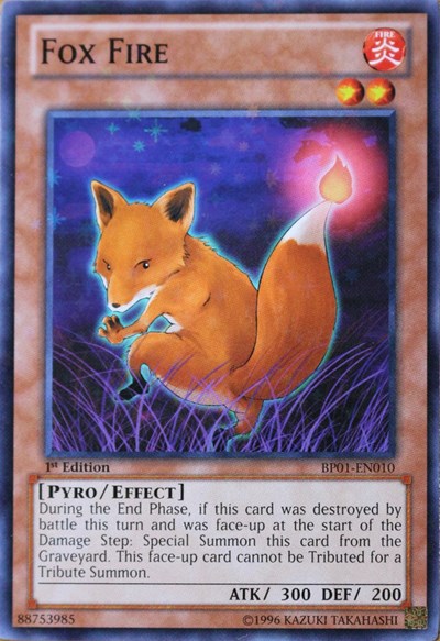 Fox Fire [BP01-EN010] Starfoil Rare | Exor Games Bridgewater