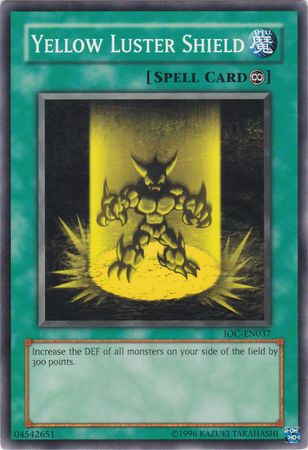 Yellow Luster Shield [IOC-EN037] Common | Exor Games Bridgewater