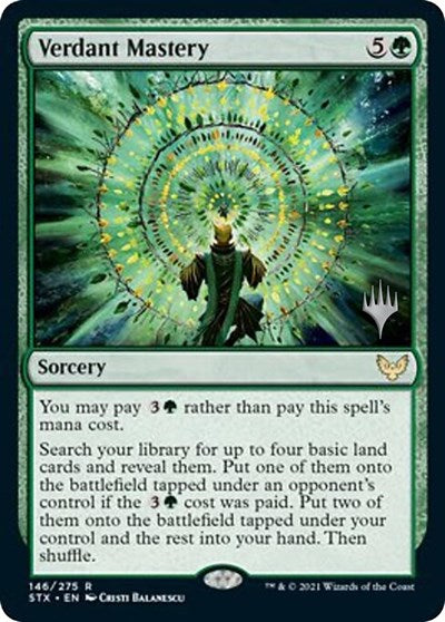 Verdant Mastery (Promo Pack) [Strixhaven: School of Mages Promos] | Exor Games Bridgewater