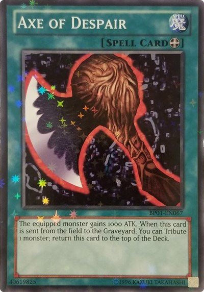 Axe of Despair [BP01-EN067] Starfoil Rare | Exor Games Bridgewater