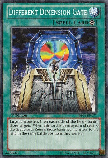 Different Dimension Gate [BP01-EN077] Starfoil Rare | Exor Games Bridgewater