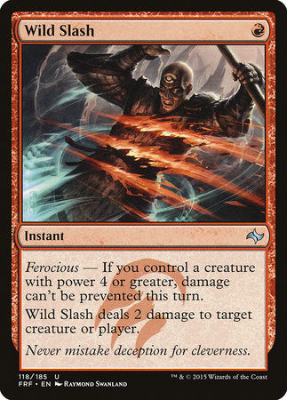 Wild Slash [Fate Reforged] | Exor Games Bridgewater