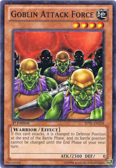 Goblin Attack Force [BP01-EN118] Starfoil Rare | Exor Games Bridgewater