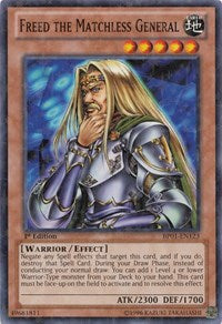 Freed the Matchless General [BP01-EN123] Starfoil Rare | Exor Games Bridgewater