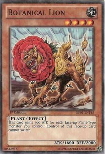 Botanical Lion [BP01-EN145] Starfoil Rare | Exor Games Bridgewater