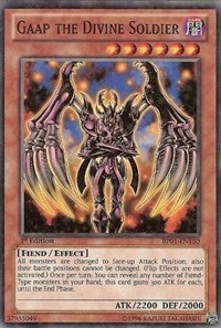 Gaap the Divine Soldier [BP01-EN150] Starfoil Rare | Exor Games Bridgewater