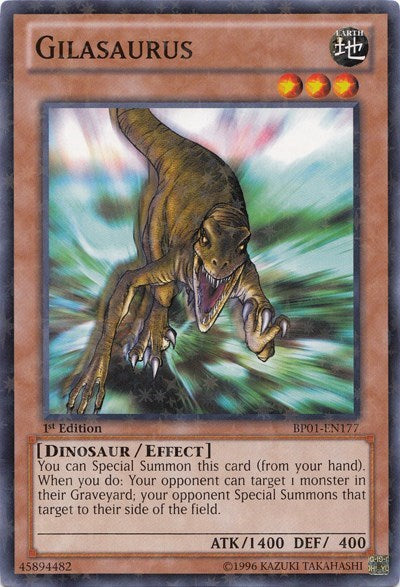 Gilasaurus [BP01-EN177] Starfoil Rare | Exor Games Bridgewater