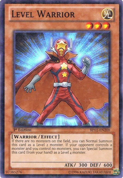 Level Warrior [BP01-EN208] Starfoil Rare | Exor Games Bridgewater