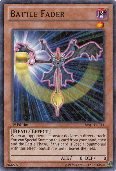 Battle Fader [BP01-EN211] Starfoil Rare | Exor Games Bridgewater