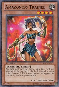 Amazoness Trainee [BP01-EN213] Starfoil Rare | Exor Games Bridgewater