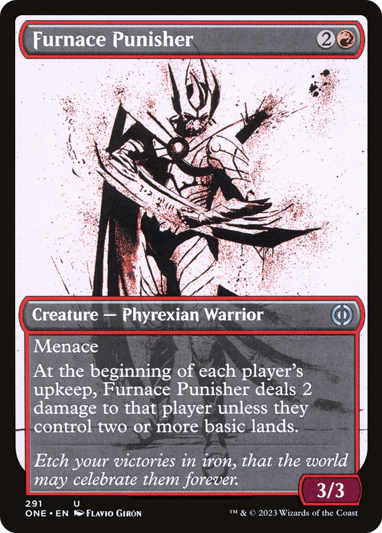 Furnace Punisher (Showcase Ichor) [Phyrexia: All Will Be One] | Exor Games Bridgewater