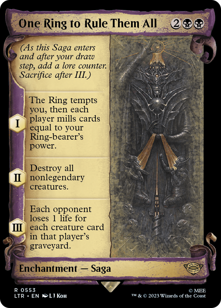One Ring to Rule Them All [The Lord of the Rings: Tales of Middle-Earth Showcase Scrolls] | Exor Games Bridgewater