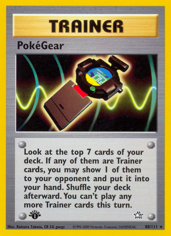 PokeGear (88/111) [Neo Genesis 1st Edition] | Exor Games Bridgewater