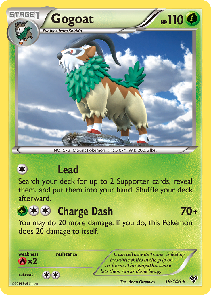 Gogoat (19/146) [XY: Base Set] | Exor Games Bridgewater